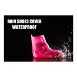 Waterproof Non-slip Pink PVC Rain Shoe Cover Unisex ARL-H-919