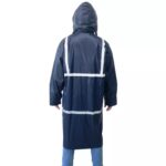 Waterproof Oil Resistance Hi-vis Reflective Polyester PVC Raincoat ARL-RT23