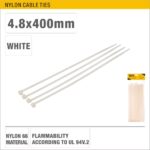 White Nylon 66 Cable Ties Model ARL-AMR006