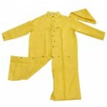 Yellow Detachable Hood Waterproof Riding Horse Men PVC Raincoats ARL-R-5130