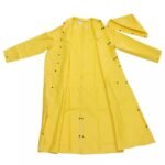 Yellow Detachable Hood Waterproof Riding Horse Men PVC Raincoats ARL-R-5130