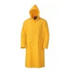 Yellow Long PVC Polyester PVC Rain Coat Jacket ARL-5112