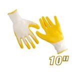 Yellow Nitrile Gloves Model ARL-GDA10B