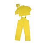 Yellow PVC Polyester Rain Suit ARL-5103A