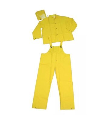 Yellow PVC Polyester Rain Suit ARL-5103A