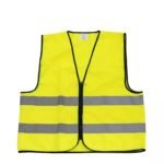 Yellow Polyester Zipper Closure Reflective Safety Vest Industrial ARL-RV03