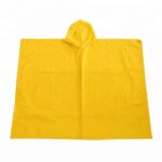 Yellow Waterproof PVC Polyester PVC Poncho Rain Cape ARL-RT36
