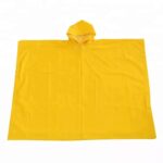 Yellow Waterproof PVC Polyester PVC Poncho Rain Cape ARL-RT36