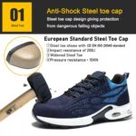Air Cushioned PU Sole Sport Type Safety Shoes with Steel Toe ARL-TM3231