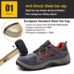 Anti-Puncture Suede Safety Shoes for Men ARL-TM3226