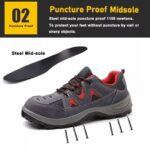 Anti-Puncture Suede Safety Shoes for Men ARL-TM3226