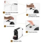 Automatic Portable Electric Pumped Italian Smart Capsule Coffee Maker For Outdoor ARL-AL-CM831