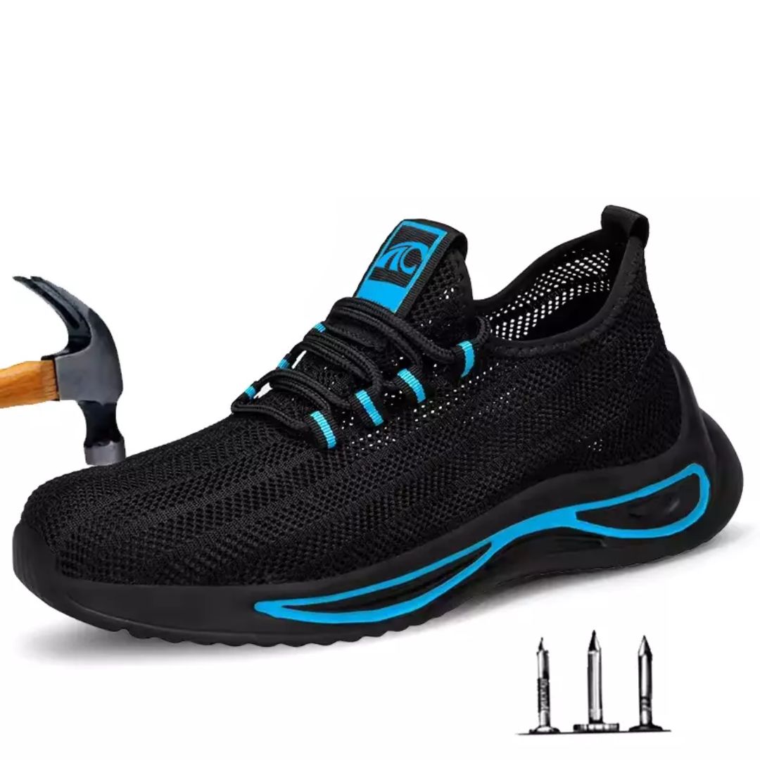 Black Breathable Safety Shoes Summer ARL-TM3185