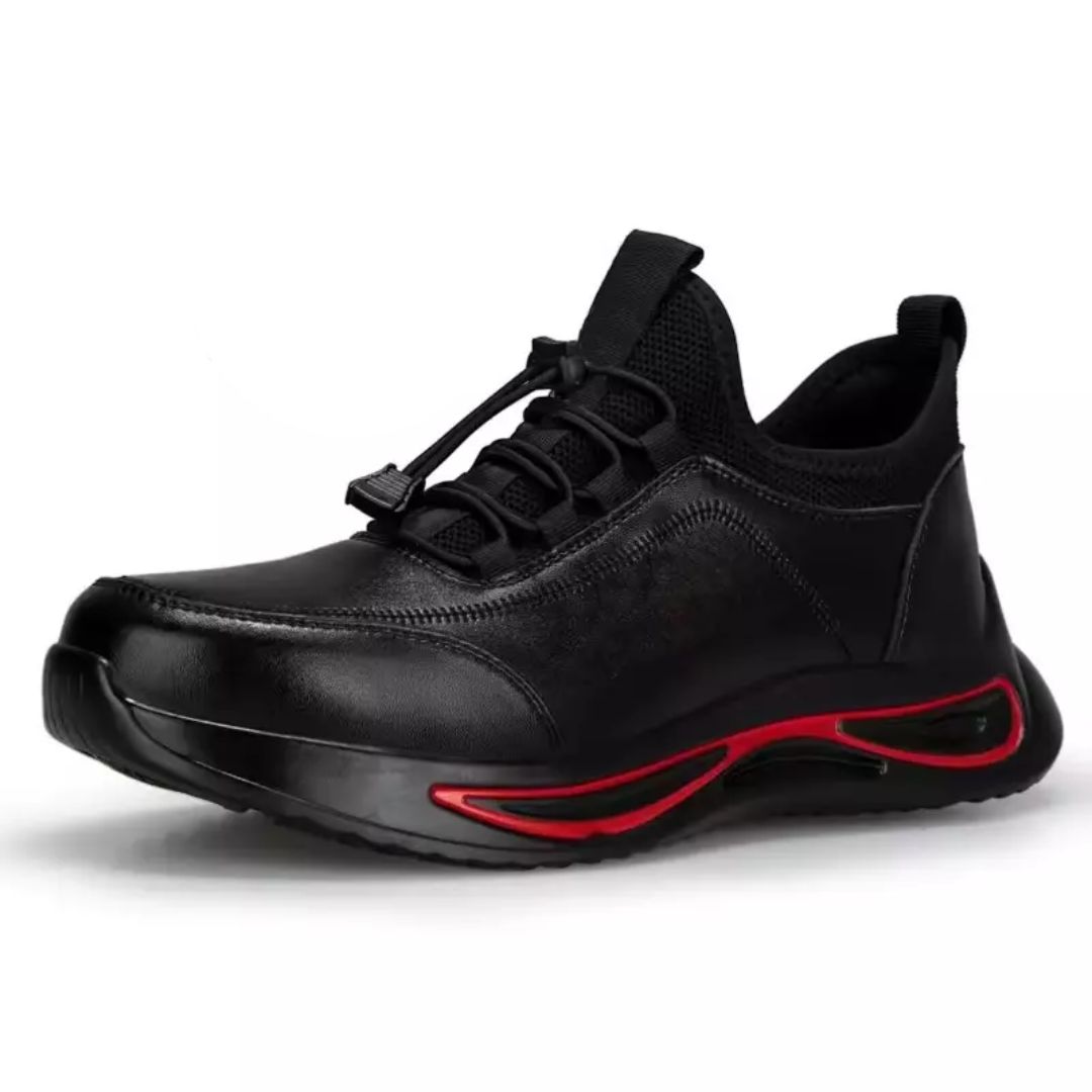 Black Microfiber Leather Industrial Safety Boots ARL-TM3211