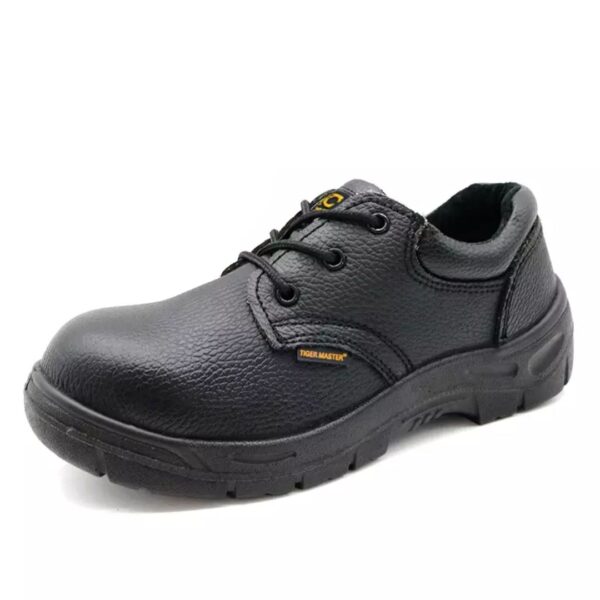 Black Steel Toe Leather Lining Safety Shoes ARL-TM025