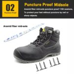CE & ASTM Verified 18 Kv Insulation Safety Shoes for Electricians ARL-EH7201