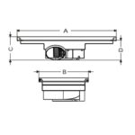 Integrated Ceiling-Duct Ventilation Fan with Light ARL-BPT15-16-3060D