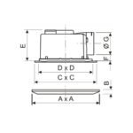 Large Air Volume Silent Duct Ventilation Fan ARL-BPT15-12-30(P6HA)