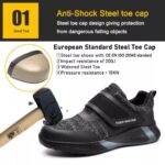 Non-slip Fashionable Safety Shoes without Lace ARL-TM3228