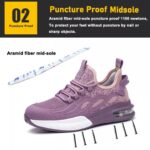 Pink Steel Toe Cap Women Safety Shoes ARL-TM3262