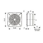 Shielded High-Speed Exhaust Fans ARL FA Series