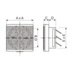 Shutter Ventilation Fan ARL-APB-15/20/25/30-YJ-1 Series