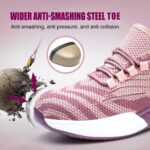 Steel Toe Safety Shoes Pink for Women ARL-TM3257