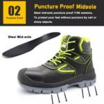 Steel Toe Steel Mid Plate Industrial Safety Shoes for Men ARL-TM014