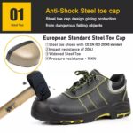 Waterproof Oil Industry Safety Shoes with Rubber Sole ARL-TM007L