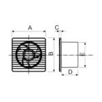 Window Glass Ventilation Fans Ultra-Thin Panel with Optimized Blade ARL-APC Series