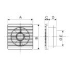 Window Glass Ventilator Thin Body ARL-APC-10/15/20-Y16-1 Series