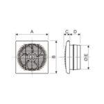 Window Glass Ventilator Thin Body & Optimized Blade ARL-APC-20-2-30(B2)