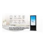 Free Standing Double-sided Touch Screen Kiosk