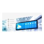 Wall Hanging Double-sided Stretched LCD Digital Display 49.5 inch
