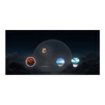 Personalized Circular LCD Screen Advertising Player 23.6-inch