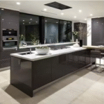 American Kitchen Cabinets with Island Cupboard Furniture ARL-KC-05