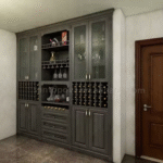 Antique Home Living Room Furniture Wine Bar Display Cabinet ARL-SPW01