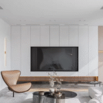 Console New Wooden Room Wall Unit Design Furniture