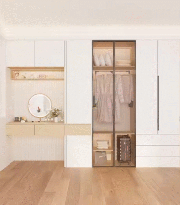 Custom Modern Bedroom Furniture Set with Freestanding Walk-in Closet ARL-ST036