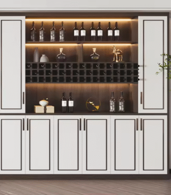 Custom Modern Design Wooden Wine Cabinet in Dining Room ARL-LZ22