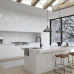 Custom Paint Design Modern Flat Door Kitchen ARL-SPK210330006