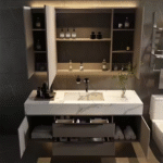 Customizable Size Plywood Carcase Bathroom Cabinet Furniture