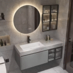 Customizable Size Plywood Carcase Bathroom Cabinet Furniture