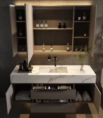 Customizable Size Plywood Carcase Bathroom Cabinet Furniture