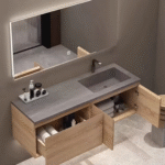 Customizable Size Plywood Carcase Bathroom Cabinet Furniture
