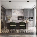 Flat Door Modular Furniture Modern European Kitchen Cabinets ARL-SKC18