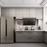 Flat Door Modular Furniture Modern European Kitchen Cabinets ARL-SKC18