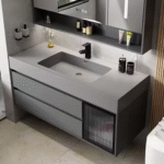High-End Modern Bathroom Furniture Set