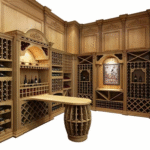 Home Bar & Office Furniture Wine Cabinet Rack with Storage Function ARL-JG-12