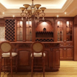 Home Bar Wine Cabinet - Home Interior Antique Wine Vanity Cabinet ARL-JG-13